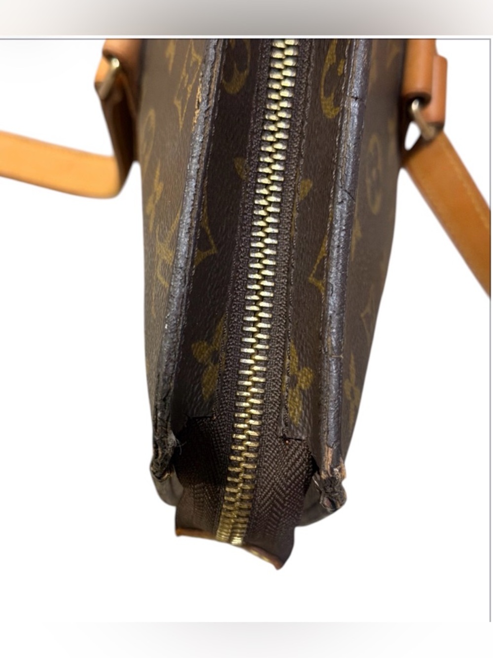 Louis Vuitton Monogram Babylone Canvas  Leather Shoulder Bag. -Preowned As Is - Picture 9 of 13